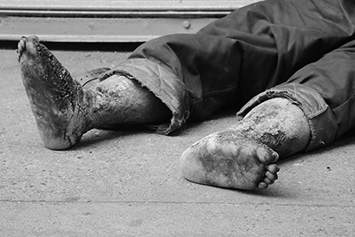 Homeless : Street Life : New York : Personal Photo Projects : Photos : Richard Moore : Photographer